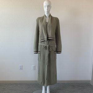 Jupe Crayon Carla Zampatti Taille 10 US (8) - Marron, Laine Et Polyester - Vintage